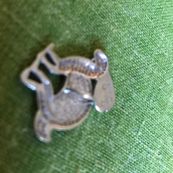 Sterling silver jewelry 1 inch pendant rabbit - Picture 7 of 7